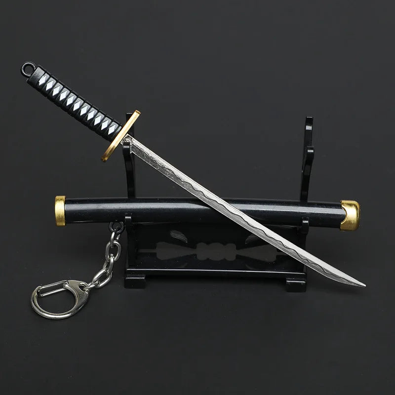 CHAVEIRO MINI KATANAS DO RORONOA ZORO - ONE PIECE