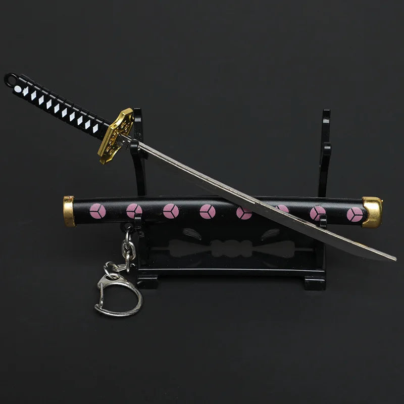 CHAVEIRO MINI KATANAS DO RORONOA ZORO - ONE PIECE