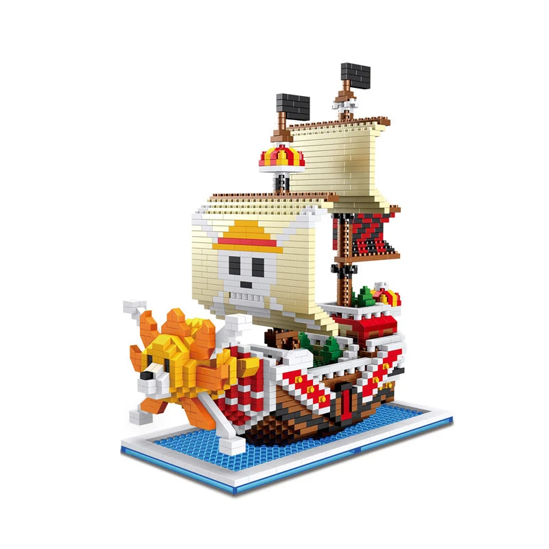 FIGURE EM BLOCOS NAVIOS DE ONE PIECE