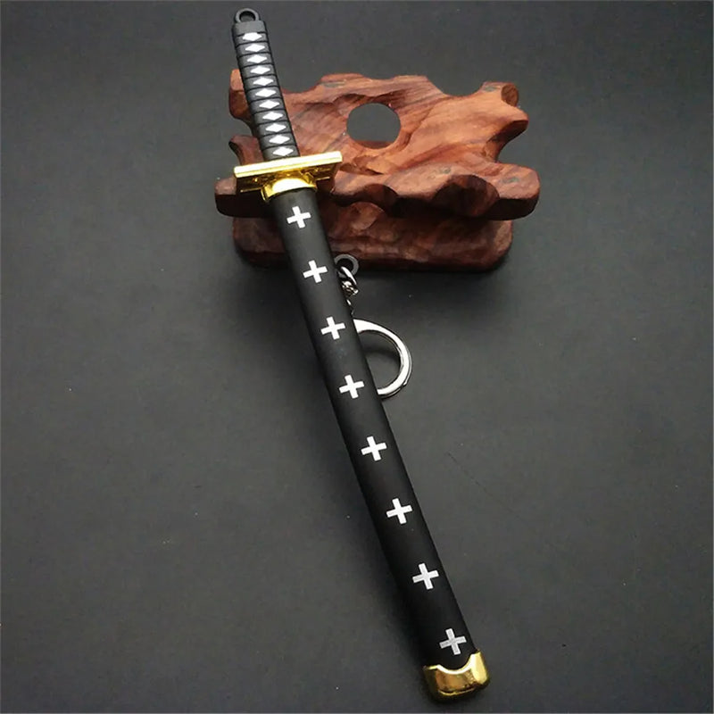 CHAVEIRO MINI KATANAS DO RORONOA ZORO - ONE PIECE