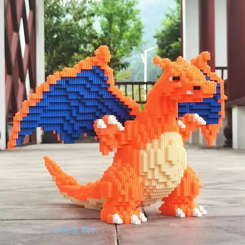 FIGURE EM BLOCOS CHARIZARD