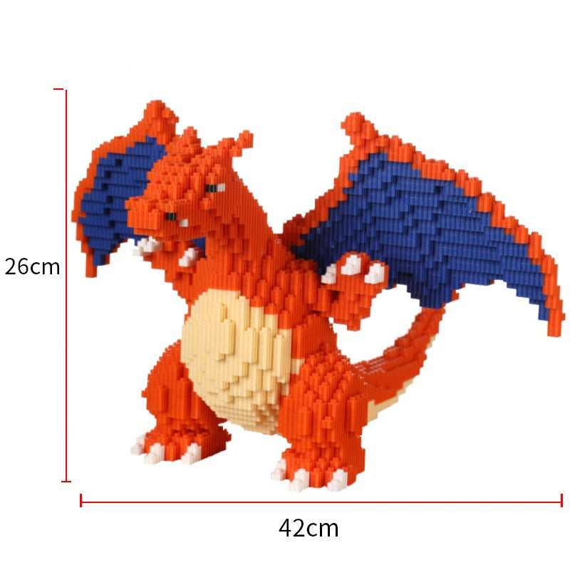 FIGURE EM BLOCOS CHARIZARD