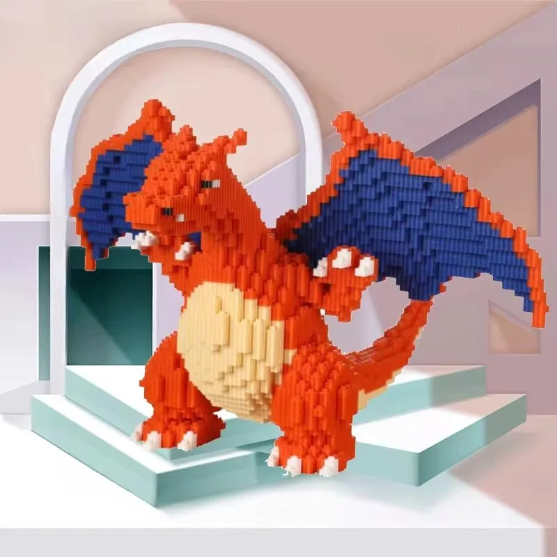 FIGURE EM BLOCOS CHARIZARD