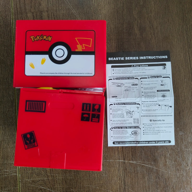 COFRE DE MOEDAS DO PIKACHU - POKÉMON