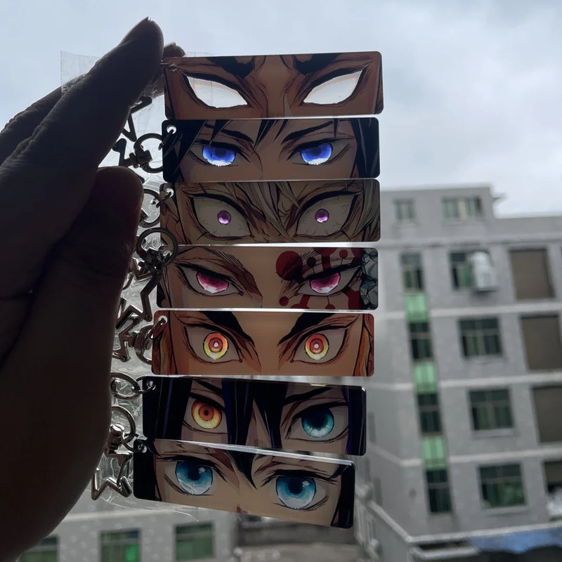 CHAVEIRO DEMON SLAYER - OLHOS REFLEXIVOS
