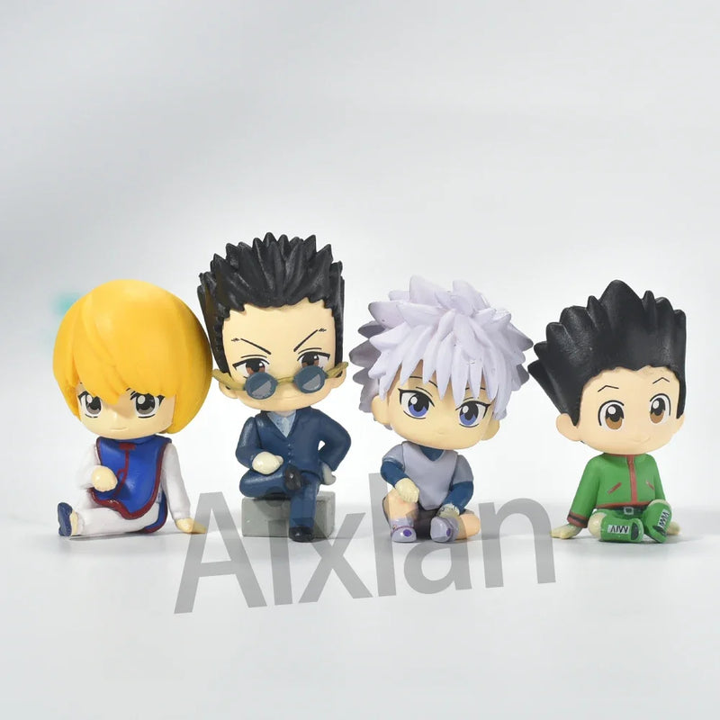 ACTION FIGURES GON, KILLUA, KURAPIKA E LEORIO - Q VERSION