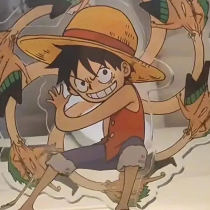 ACRÍLICO ROTATIVO DO LUFFY - ONE PIECE