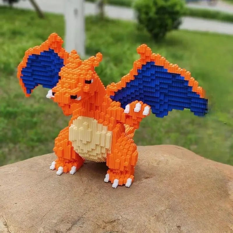 FIGURE EM BLOCOS CHARIZARD