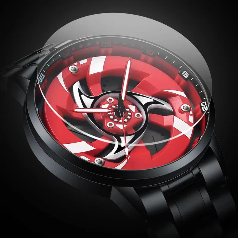 RELÓGIO ROTATIVO MANGEKYOU SHARIGAN - ITACHI