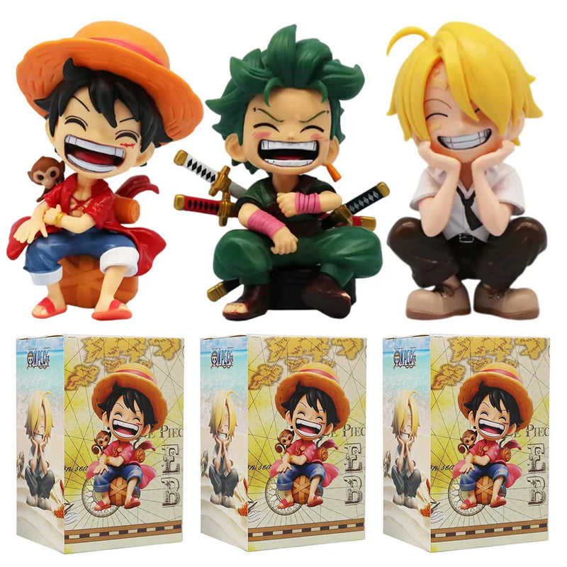 LUFFY, ZORO E SANJI - ACTION FIGURES