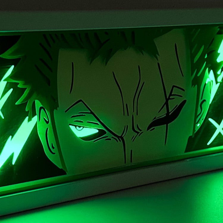 LIGTH BOX DO RORONOA ZORO